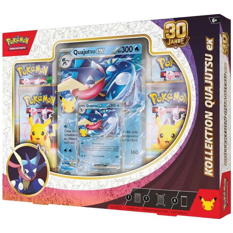 Pokémon TCG: 30 Jahre Kollektion Quajutsu-ex – Rückseite
