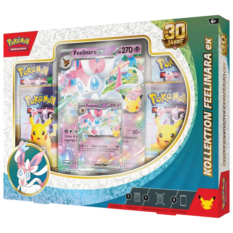 Pokémon TCG: 30 Jahre Kollektion Feelinara-ex – Rückseite
