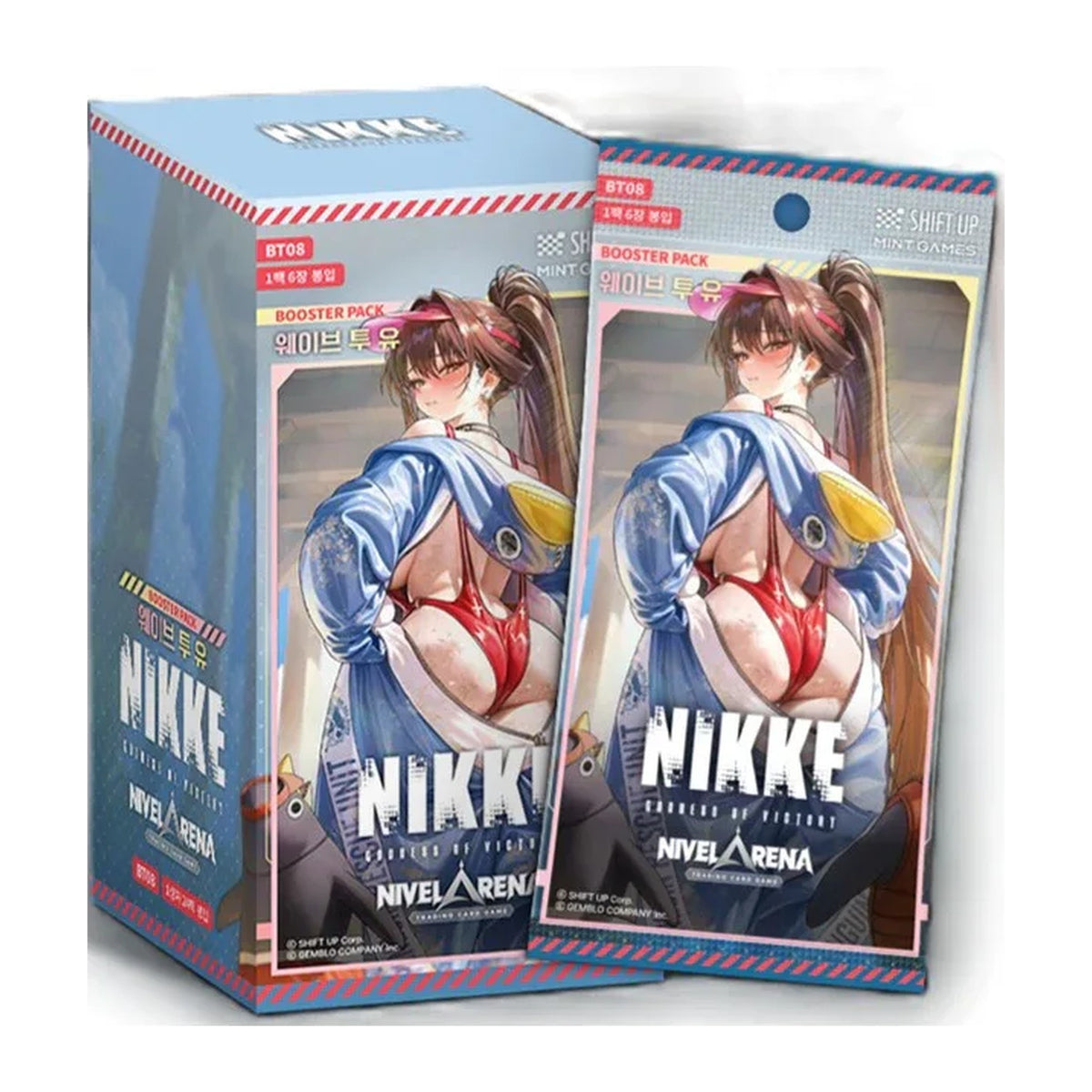 Nivel Arena NIKKE BT08 Wave to You Display mit Booster Koreanisch