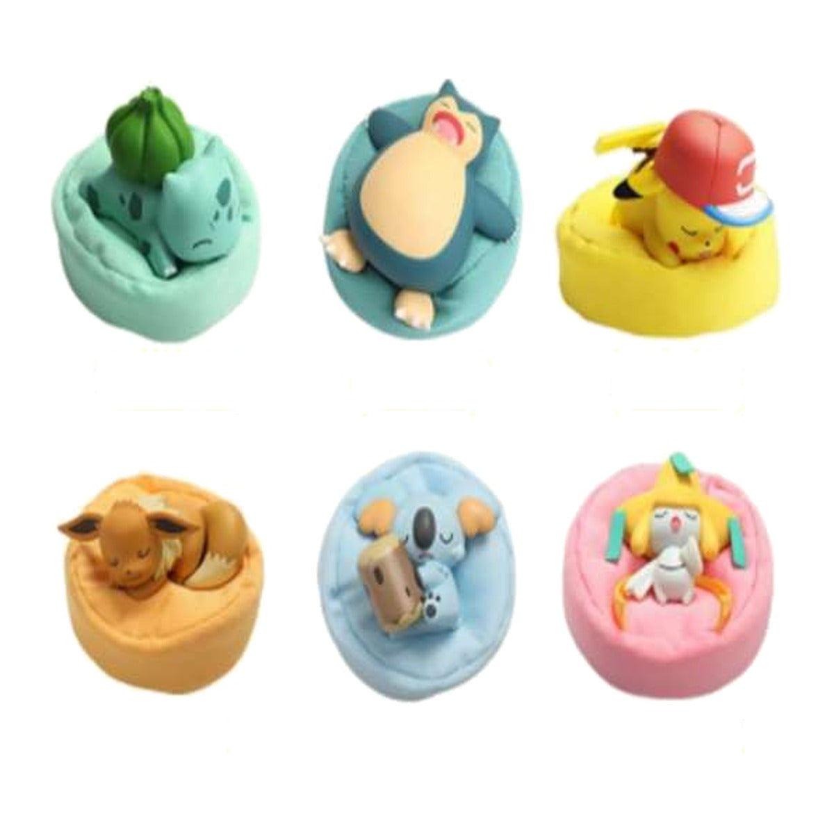 Holly Box Pokémon Starry Dream Figuren Bisasam Relaxo Pikachu Evoli Koalelu Jirachi