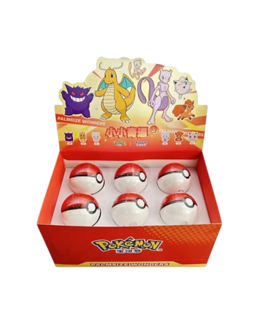 Funism Pokémon Palmsize Wonders Vol. 3 Middlebox mit 12 Pokéball-Kapseln